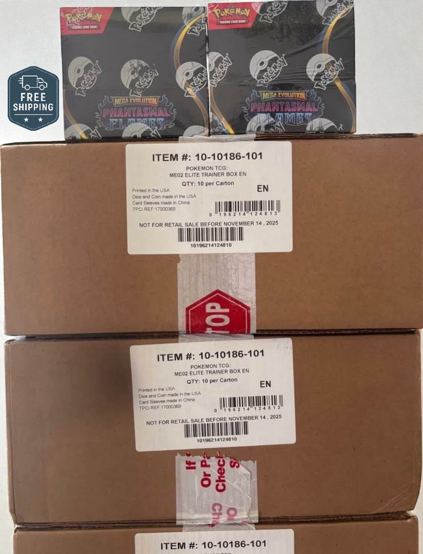 Phantasmal Flames Mega Evolution Booster Display Box English
