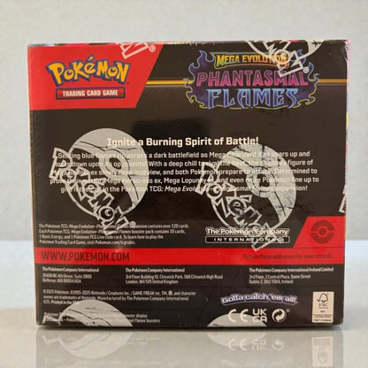Phantasmal Flames Mega Evolution Booster Display Box English